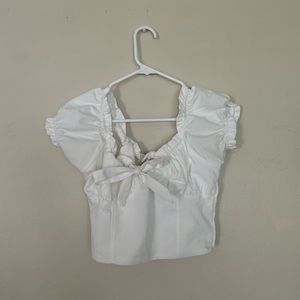 PacSun White Corset Top